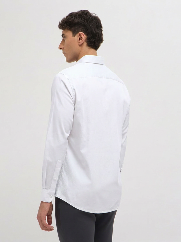white casual shirt