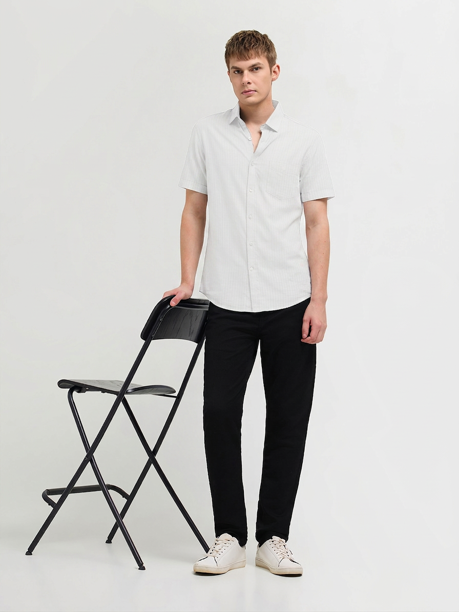 white casual shirt