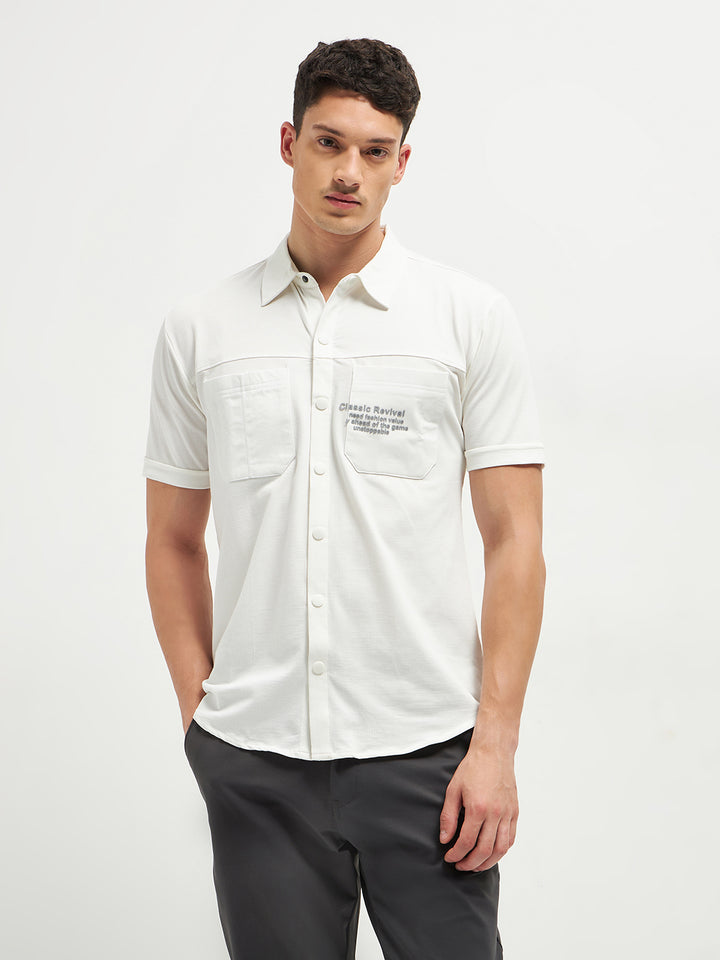 white collar polo t shirt