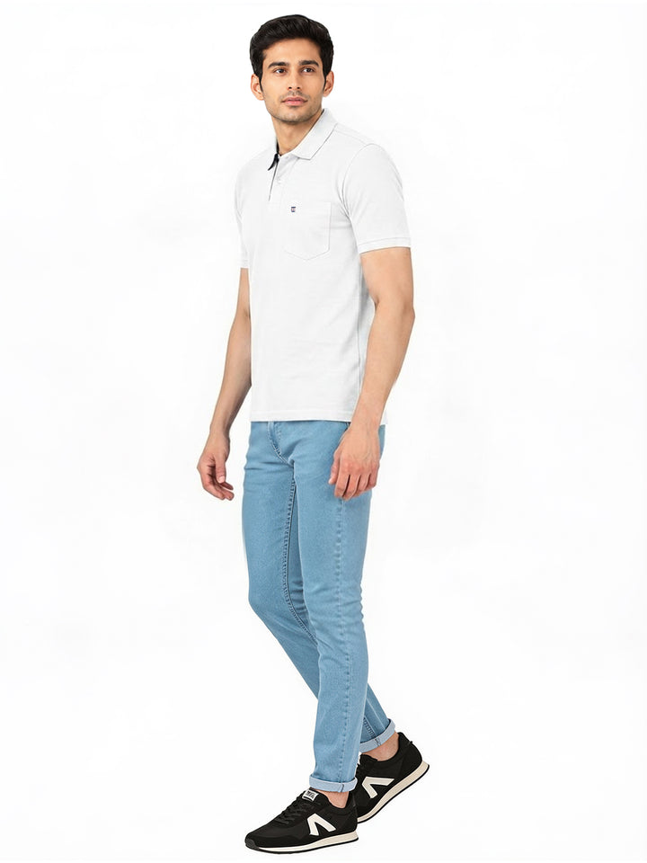 white plain t shirt