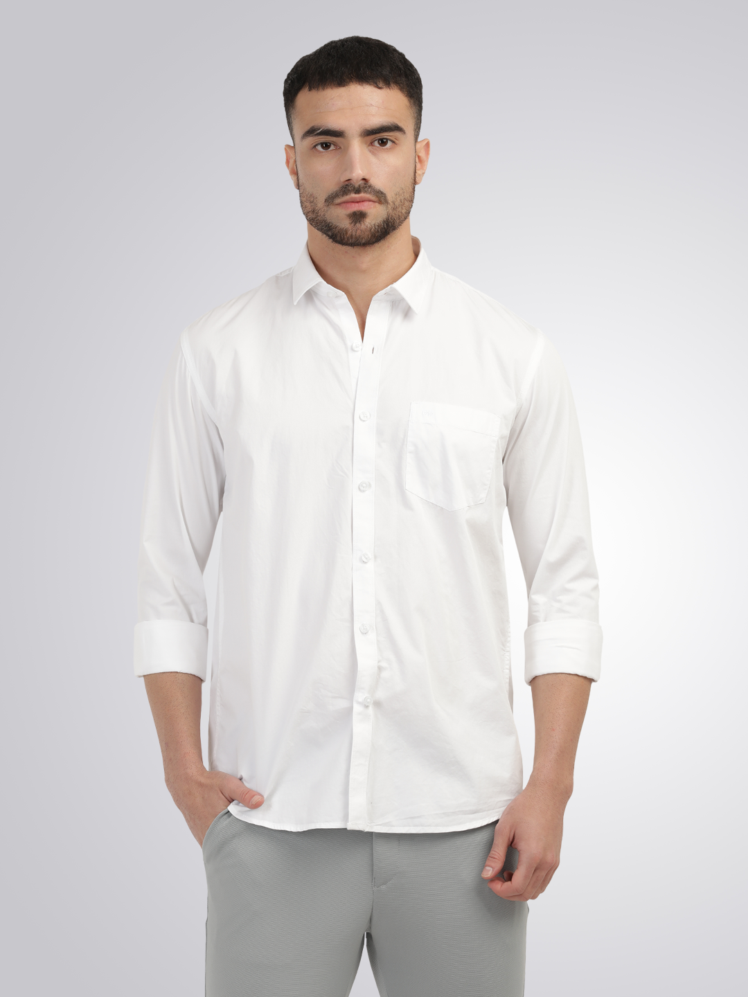 white shirt for men