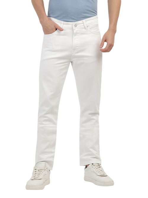 White Denim Core Trousers