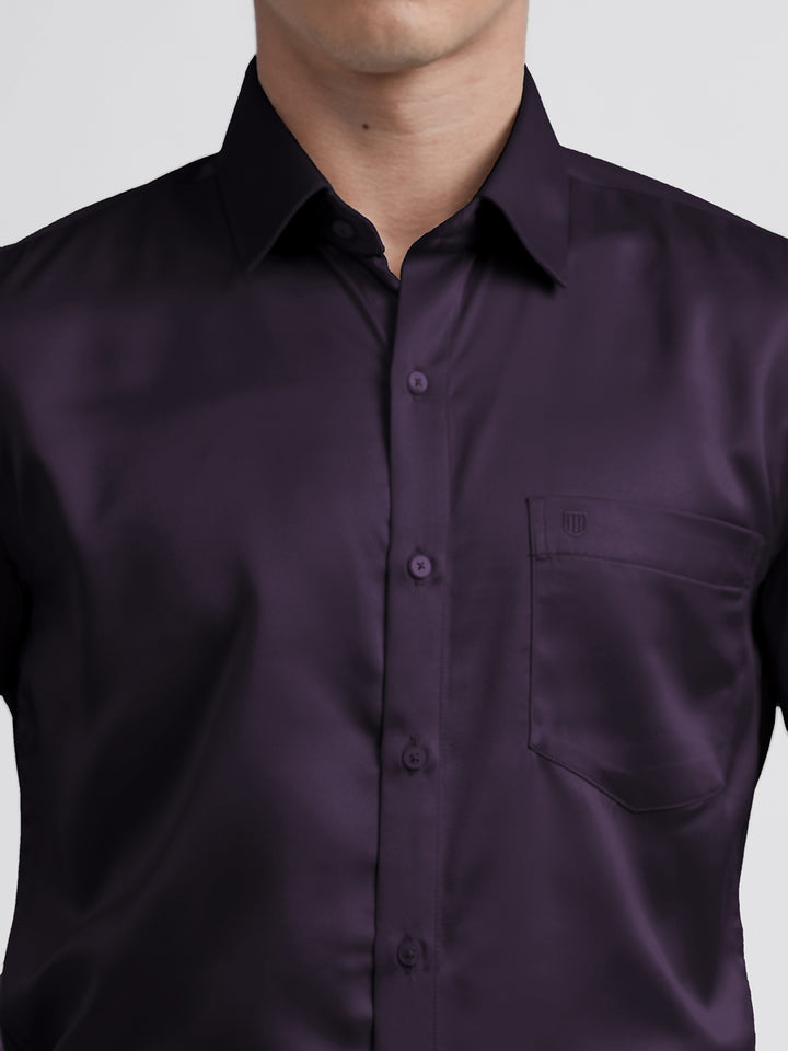 wine red shirt for men