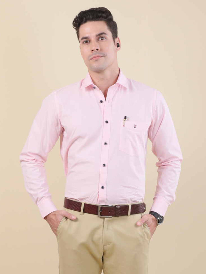 pink colour shirt matching pant