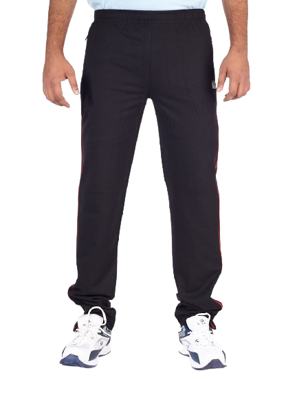 OTTO Cotton Blend Black Track Pants FLORENCIA BLACK