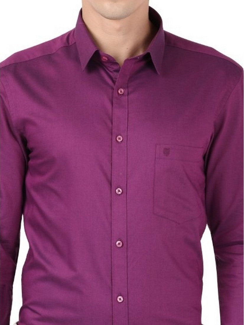 plain purple shirt