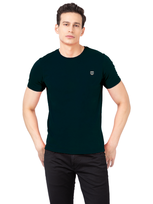 MOTTO CREW NECK T-SHIRTS M BLUE