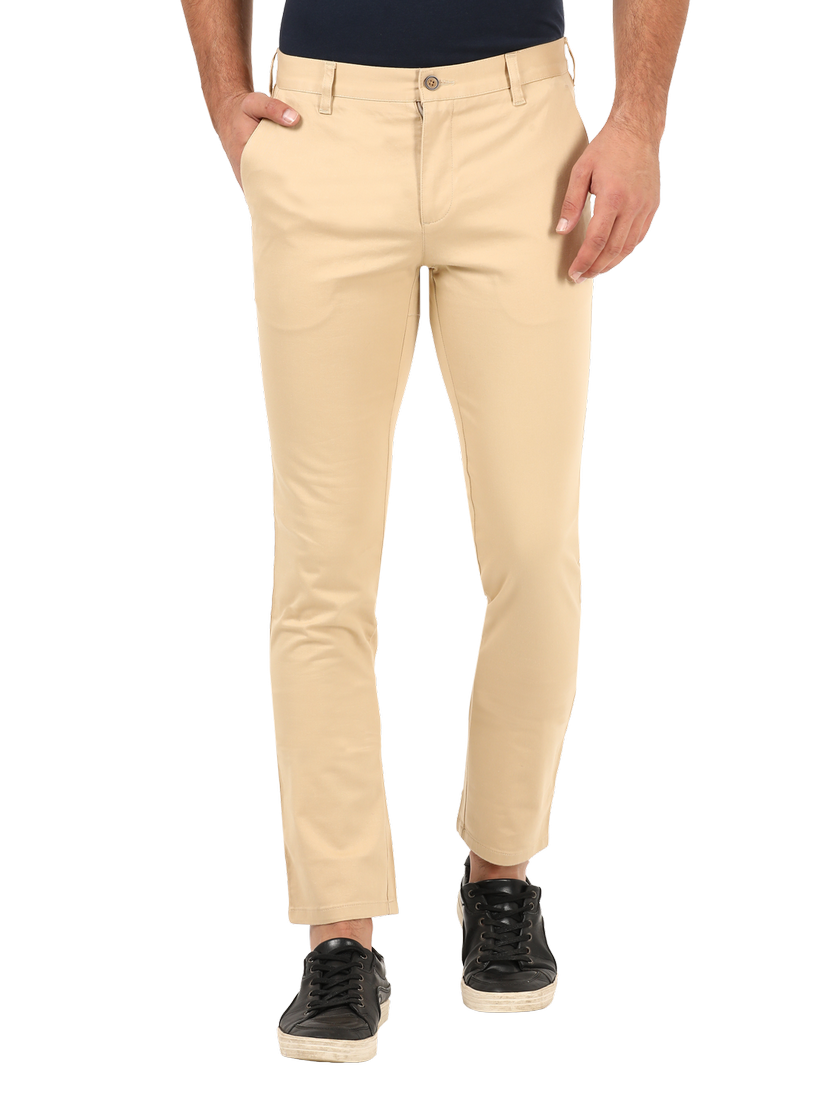Khaki Casual Core Trousers YAARIS KHAKI